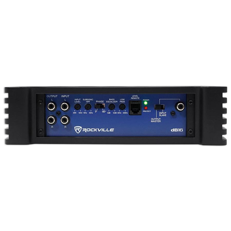 Rockville dB16 8000 Watt Peak/2000w RMS Mono 2 Ohm Amplifier Car Audio