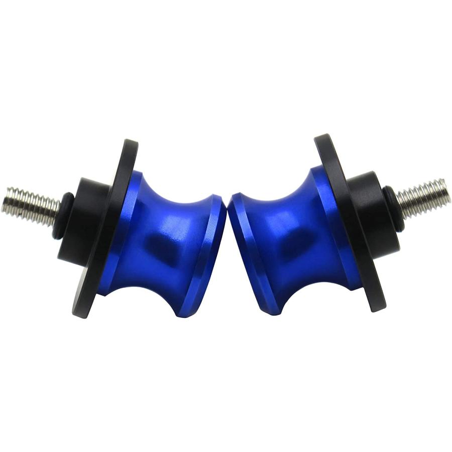 ネット限定販売 XKH- 6mm - Universal CNC Swingarm Stand Spools Slider Compatible with Aprilia Triumph Blue [B076GZ8XD6]　並行輸入品