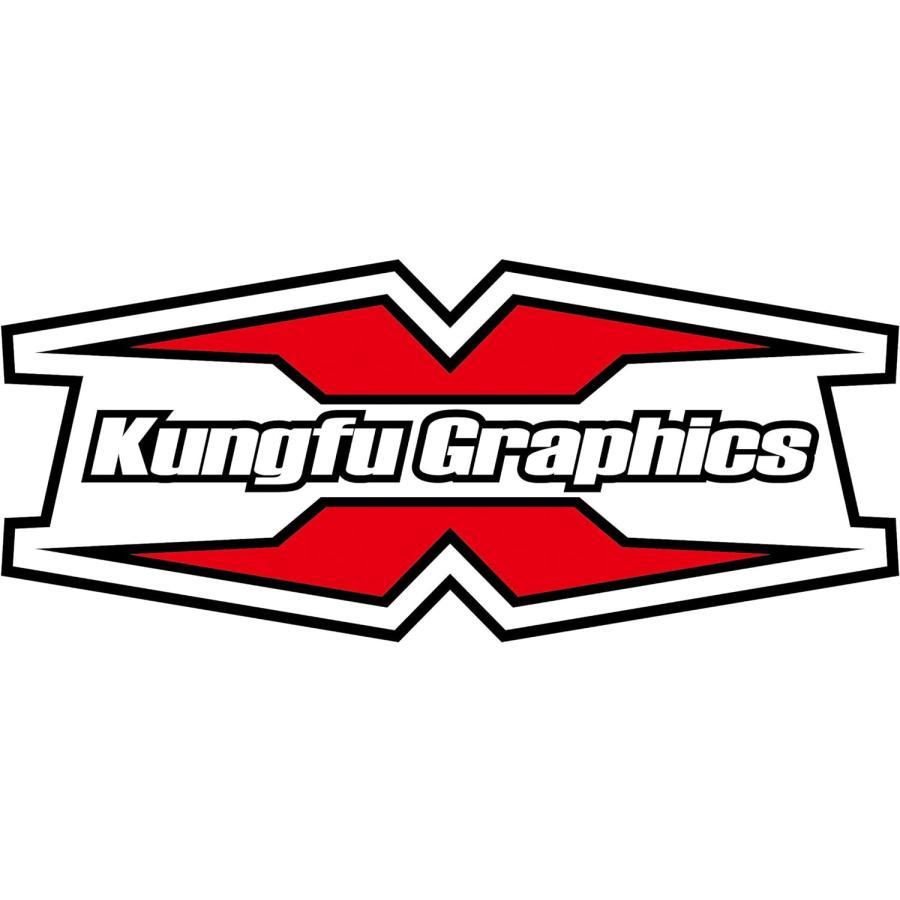 税をSALE送料無料 KUNGFU GRAPHICS（カンフー グラフィックス）DIRT BIKEダートバイク カスタムデカール フルキット ビニールステッカー （ブルー） 適合 ヤマハ YAMAHA YZ 125