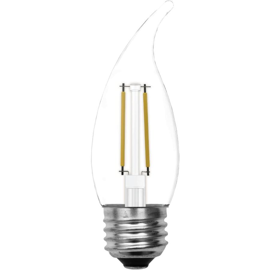 特別訳あり特価 GE Lighting 45576 Relax HD LED (25-Watt Replacement) 200-Lumen Candle Bulb with Medium Base Soft White Clear 4-Pack 4 Piece　並行輸入品