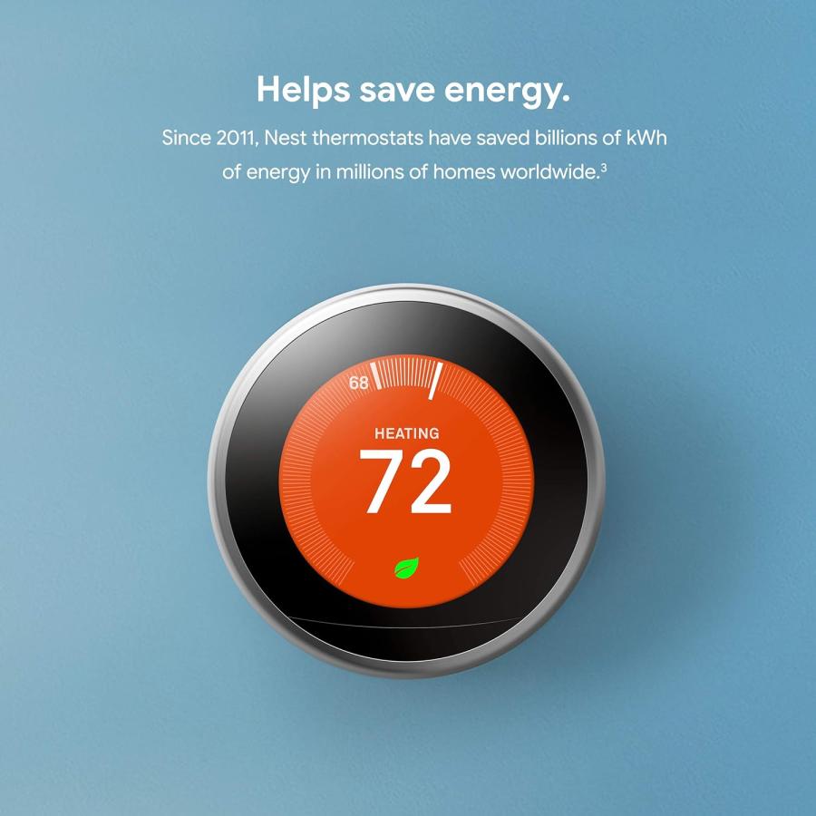 Google(グーグル) サーモスタット Nest Learning Thermostat 第3世代 家庭用照明アクセサリー　並行輸入品｜tokyootamart｜03