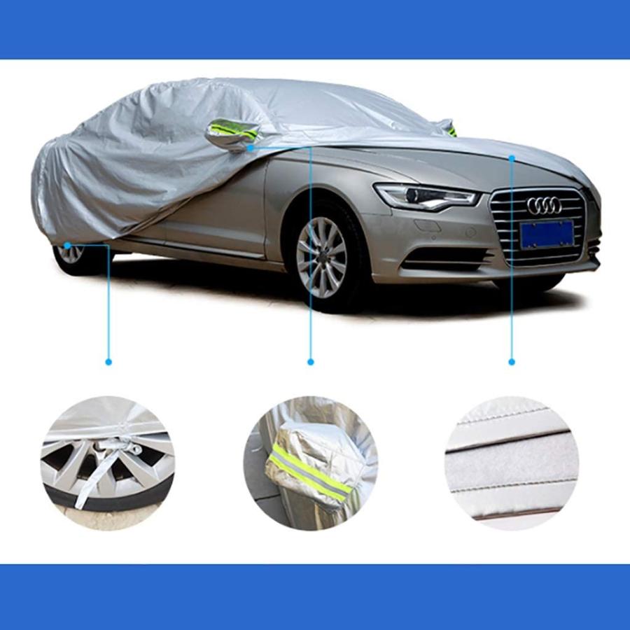 直営店一覧 HWHCZ Car Covers Compatible with Car Cover Citroen Sedan Cover Waterproof UV Resistant Heat Insulation Cover All Weather Protect C-Quatre Sedan C-E