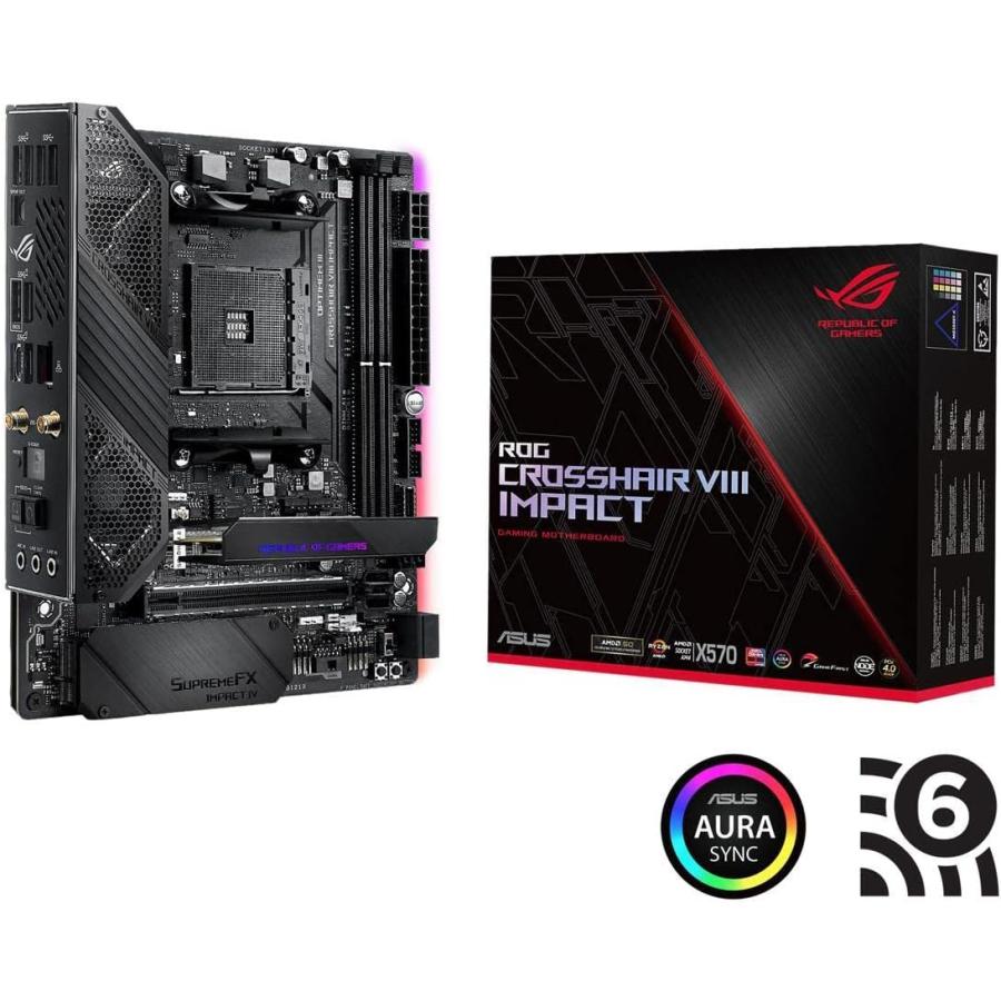 ASUS AMD X570 搭載 AM4対応 マザーボード ROG CROSSHAIR VIII IMPACT 【 mini-DTX 】　並行輸入品｜tokyootamart｜02