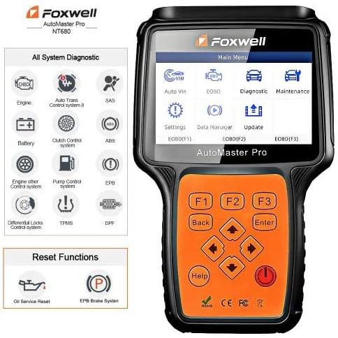 All Systems OBD2 Scanner for Abarth Diagnostic Scan Tool Engine Transmission Airbag Foxwell NT680　並行輸入品｜tokyootamart｜07