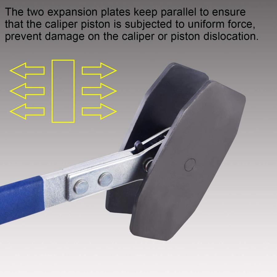 激安オンラインセール N / A YSTOOL ブレーキキャリパープレスツール 車ピストンスプレッダーパッド 360度スイングラチェットハンドレンチ エキスパンダー シングルツインクアッド