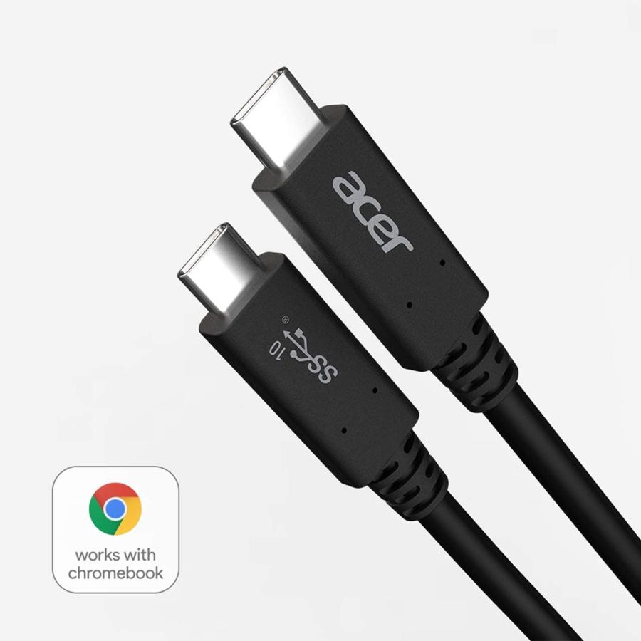 Acer Works with Chromebook USB Type-C to USB Type-C Cable | USB SuperSpeed 10 | 3.28 Feet (1 Meter)　並行輸入品｜tokyootamart｜02