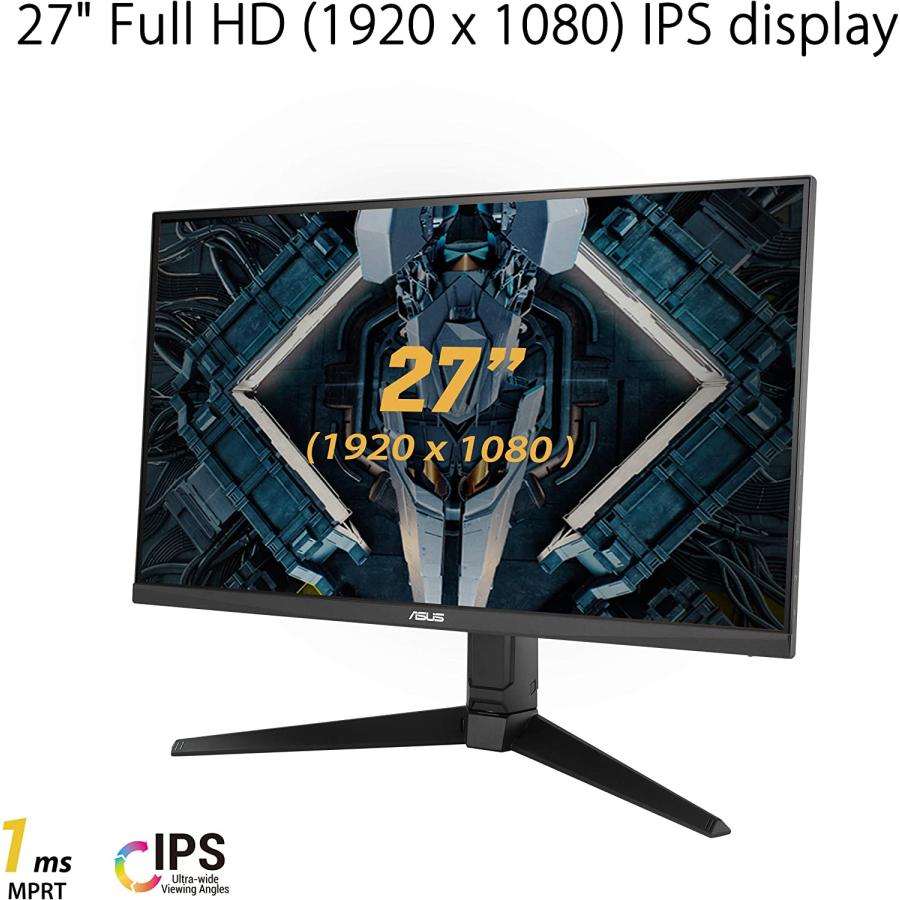 ASUS TUF Gaming VG279QL1A 27” Gaming Monitor (Supports 144Hz)  IPS  1ms  FreeSync Premium  DisplayHDR 400  Extreme Low Motion Blur  Eye Care  HDMI｜tokyootamart｜03