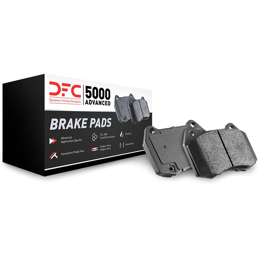 トランプ前米大統領 Dynamic Friction Company 5000 Advanced Brake Pads - Low Metallic and Hardware Kit　並行輸入品