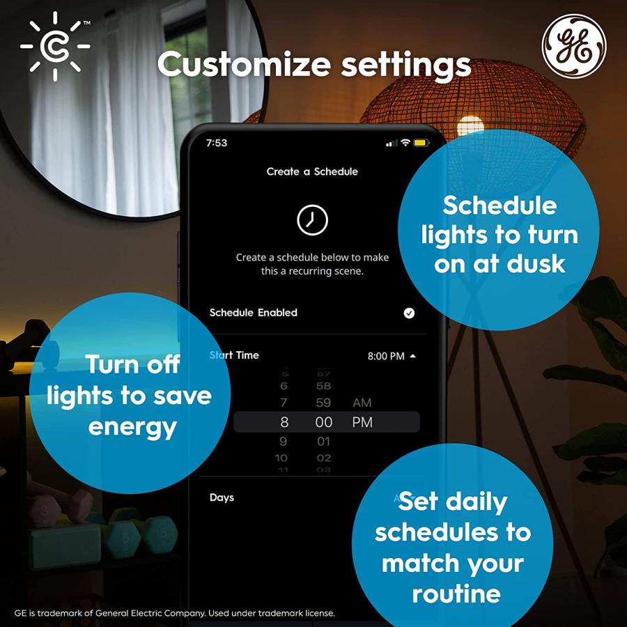 GE CYNC Smart LED Light Strip Bundle  Color Changing Lights  Bluetooth and Wi-Fi Lights  Compatible with Alexa and Google Home  120 Inches (1 Pack)｜tokyootamart｜02