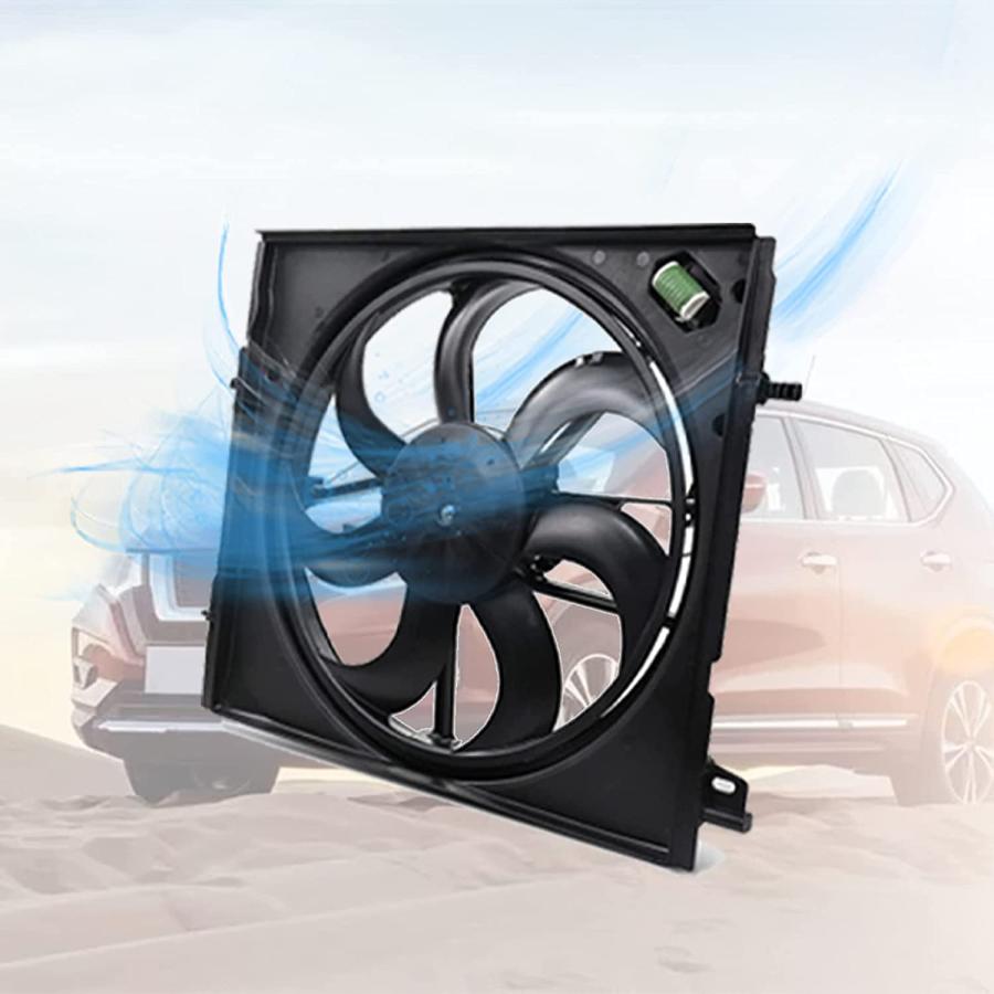激安セール】 Fit SecosAutoparts Radiator Sport Cooling Nissan Fan