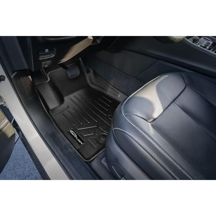 SMARTLINER All Weather Custom Fit Black 3 Row & Cargo Liner Behind The 3rd Row Floor Mat Liner Set Compatible with 2021-2023 Jeep Grand Cherokee L｜tokyootamart｜02