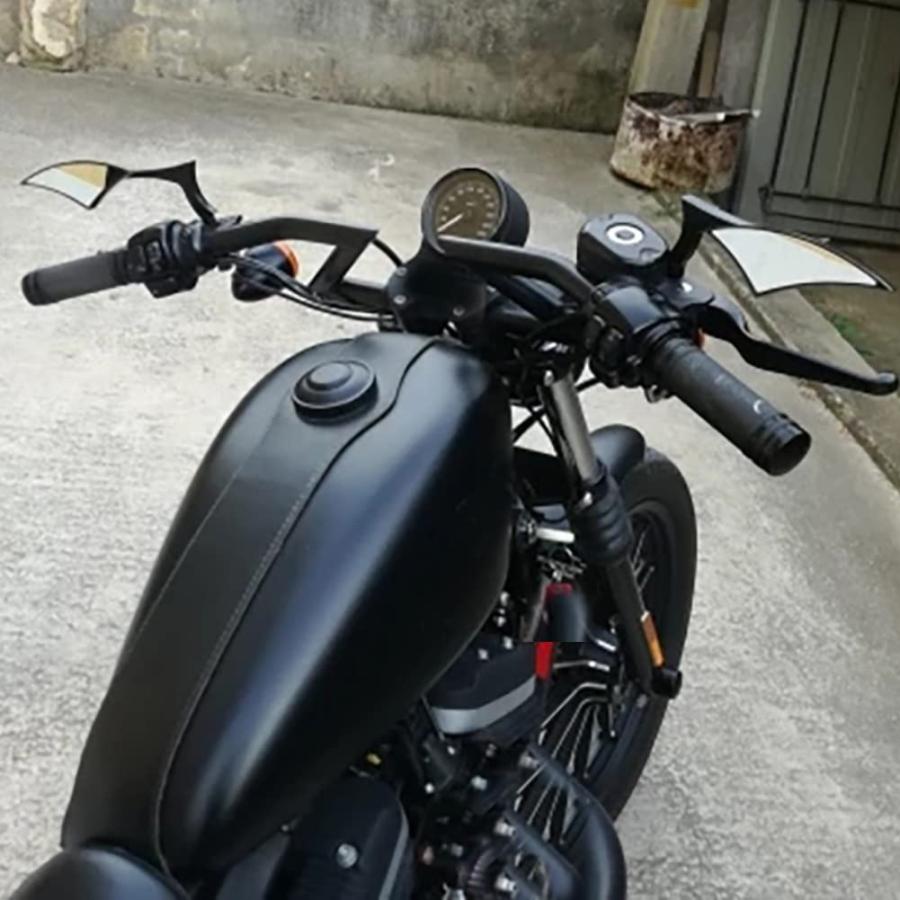 M8 Universal Motorcycle Rearview Mirrors for Suzuki for Kawasaki for Harley for Yamaha V-Star XVS 650 950 1100 Custom　並行輸入品｜tokyootamart｜05