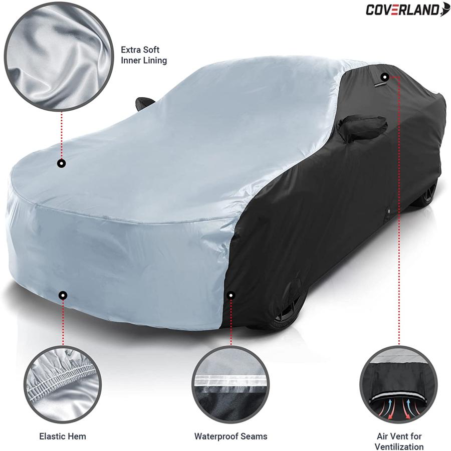 COVERLAND Fits: Ferrari [812 Superfast] 2018-2022 Custom All Weather Waterproof Car Cover for Indoor Outdoor Rain UV Sun Snow Dust Storm Protection｜tokyootamart｜02