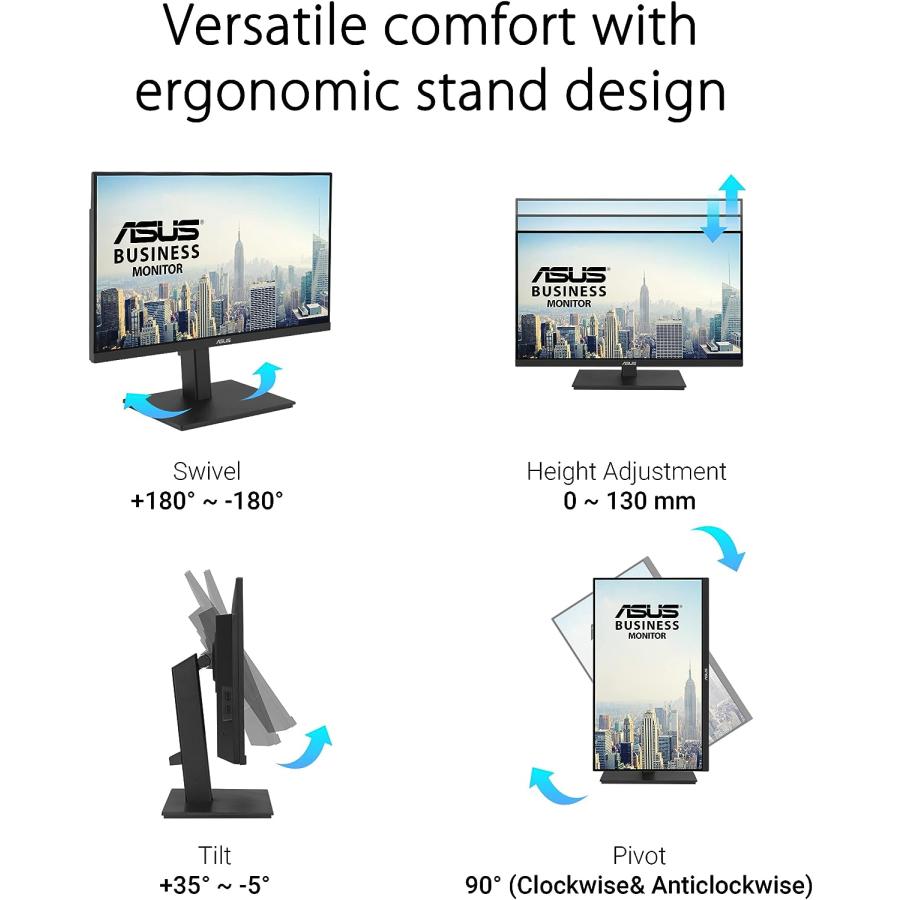 ケースを試してみた ASUS 23.8” 1080P Docking Monitor (VA24ECPSN) - Full HD IPS 75Hz Adaptive-Sync Speakers Eye Care Low Blue Light Flicker Free USB-C RJ45 H