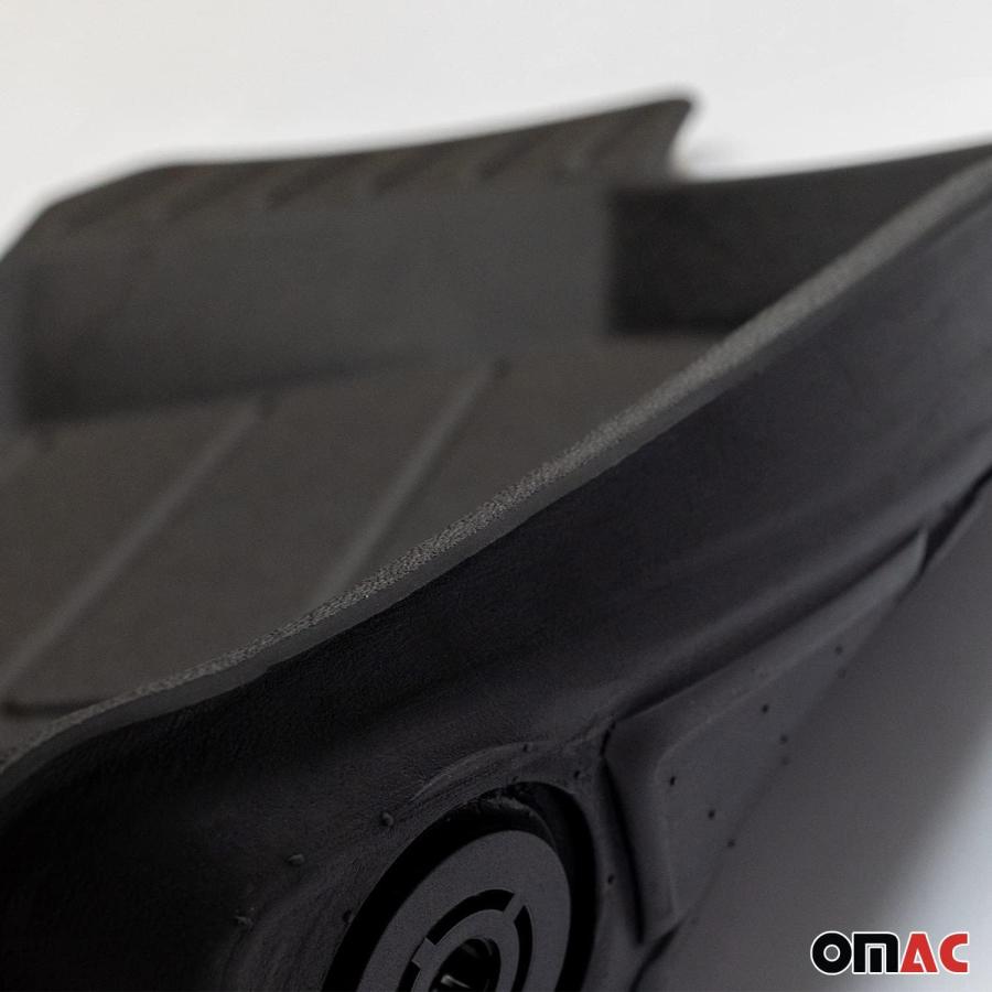 OMAC Premium Floor Mats for Fiat 500e 2013-2019  All-Weather  Heavy Duty  4 Pieces  Black　並行輸入品｜tokyootamart｜09