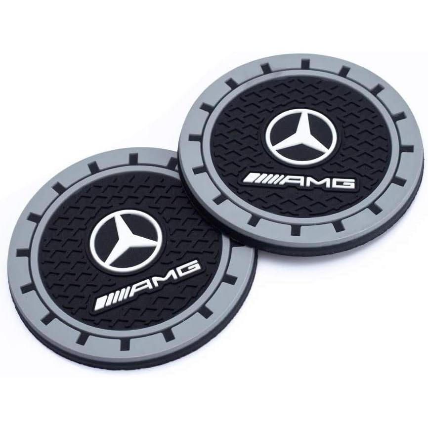 DILOFEEB for Mercedes Benz AMG Car Cup Holder Coaster Cup Insert Coaster GT GLC GLE G C-Class S-Class E-Class GLA Anti Slip Interior Accessories Bl｜tokyootamart｜06