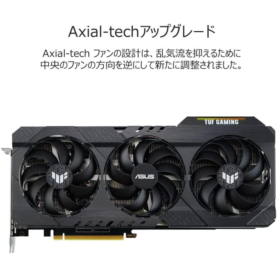 ASUS NVIDIA GeForce RTXTM 3070 Ti 搭載ビデオカード OC edition 8GB GDDR6X / TUF-RTX3070TI-O8G-V2-GAMING 国内正規代理店品　並行輸入品｜tokyootamart｜03