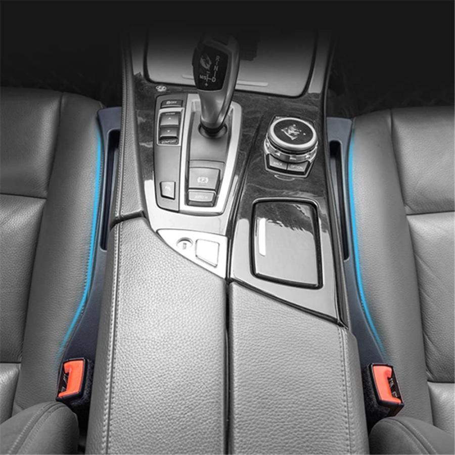 TOKOSIO Car Seat Gap Filler Premium PU Leather Car Seat Gap Organizer Universal Fit Organizer Stop Things from Dropping Under 2 Pack (Master and co｜tokyootamart｜07