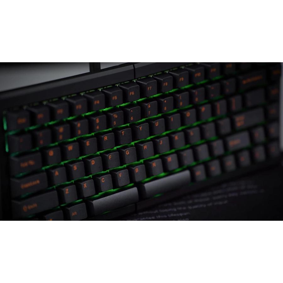 Mistel BAROCCO MD770 RGB LED Backlit TKL Split Mechanical Keyboard with Cherry MX Black Switch  Ergonomic Keyboard with Orange Letter PBT Double Sh｜tokyootamart｜07