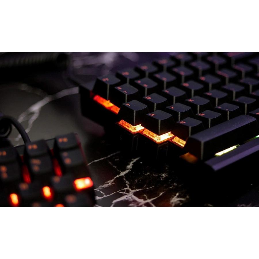 Mistel BAROCCO MD770 RGB LED Backlit TKL Split Mechanical Keyboard with Cherry MX Black Switch  Ergonomic Keyboard with Orange Letter PBT Double Sh｜tokyootamart｜08