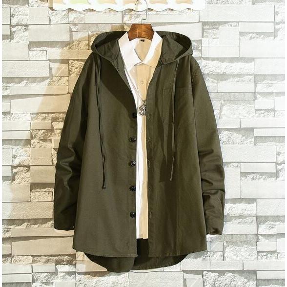 ミリタリージャケット メンズ シャツ スプリング 春秋 薄手 ゆったり パーカー フード付き カジュアル アウター Kasa 040 Tokyoplenza 通販 Yahoo ショッピング