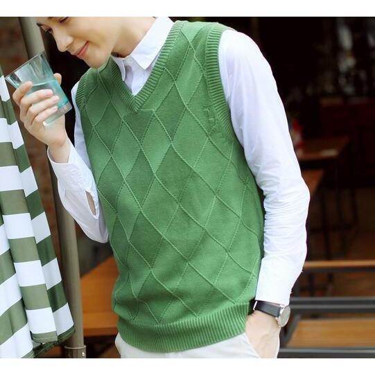 メンズニットベスト アーガイルケーブル ビジネス プルオーバーvネック紳士服ニットベスト 通勤メンズセーター カットソー Lx 41 Tokyoplenza 通販 Yahoo ショッピング