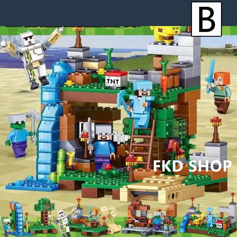 マインクラフト ブロック 新品!Minecraft 大人気ミニフィグ 鉱山