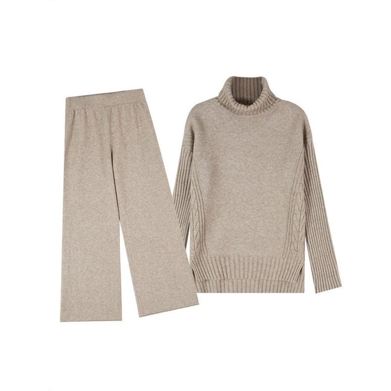 セットアップ/DEFY チェック柄 ハイネック トレーナー&パンツ XTFJK01J1 ソフトクッション クロップド丈 ハイネック ジップアップ