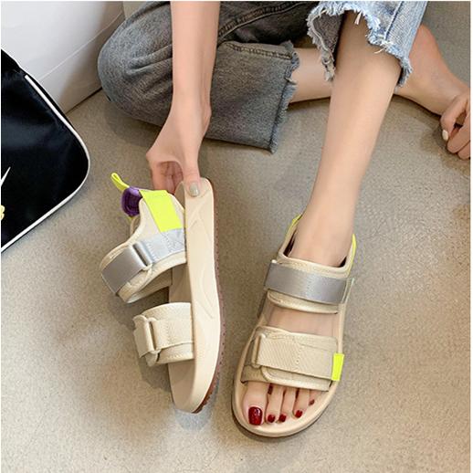 サンダル レディース スポーツサンダル スポサン フラット 夏 歩き