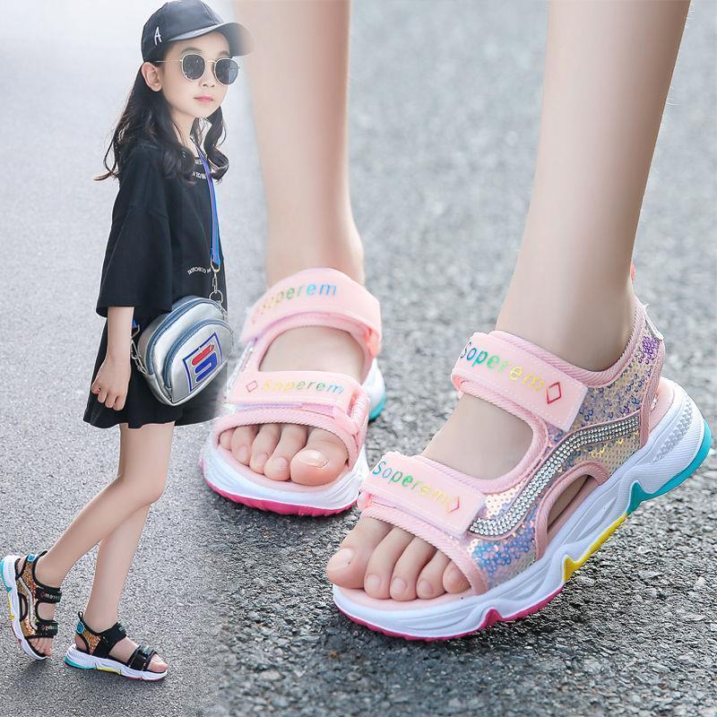 全品送料無料 子供サンダル キッズ スポーツサンダル ジュニア 子ども おしゃれ 歩きやすい サイズ調節可 アウトドア 姫系 女児 可愛い Avmap Gr