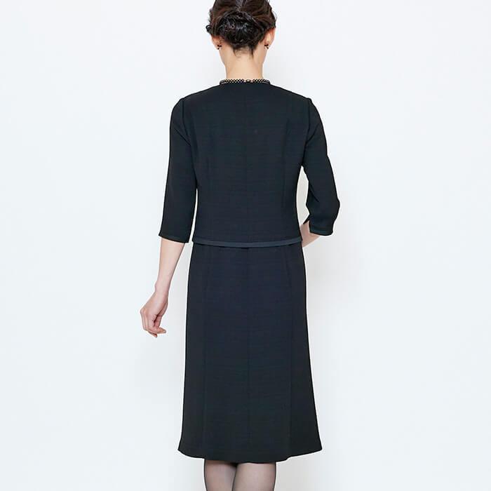 喪服 レディース ゆったり 50代 東京ソワール 礼服 通夜 告別式 黒  