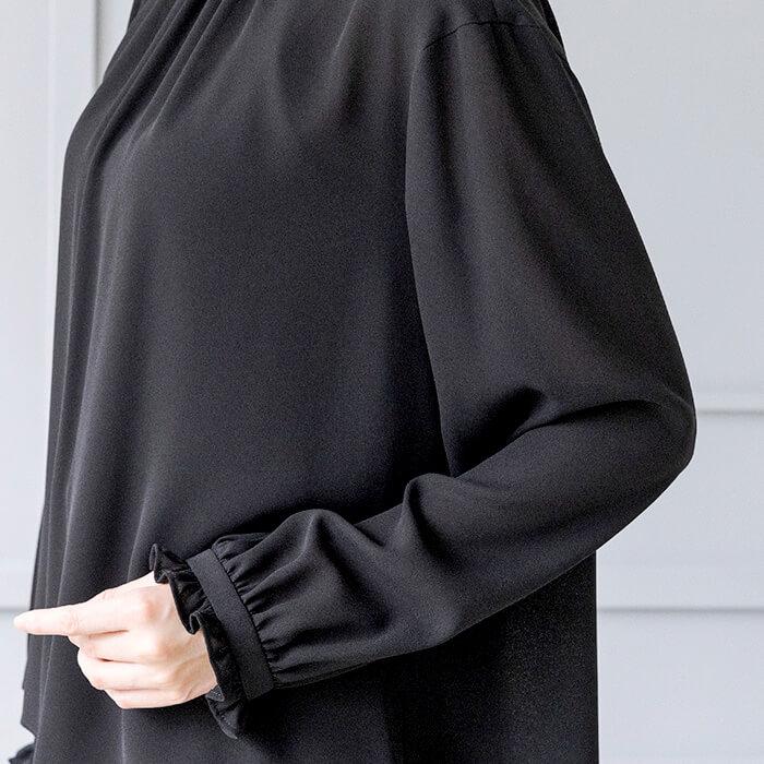 東京ソワール 喪服 ブラウス 単品 レディース ブラックフォーマル