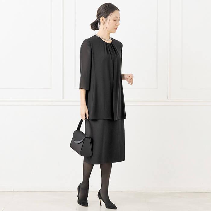 東京ソワール 喪服 ワンピース レディース ブラックフォーマル 東京ソワール 喪服 ワンピース レディース ブラックフォーマル