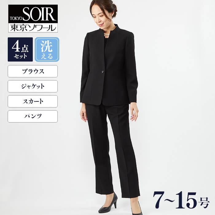 ゆったり 50代 ブラックフォーマル 東京ソワール 喪服 礼服 ミセス