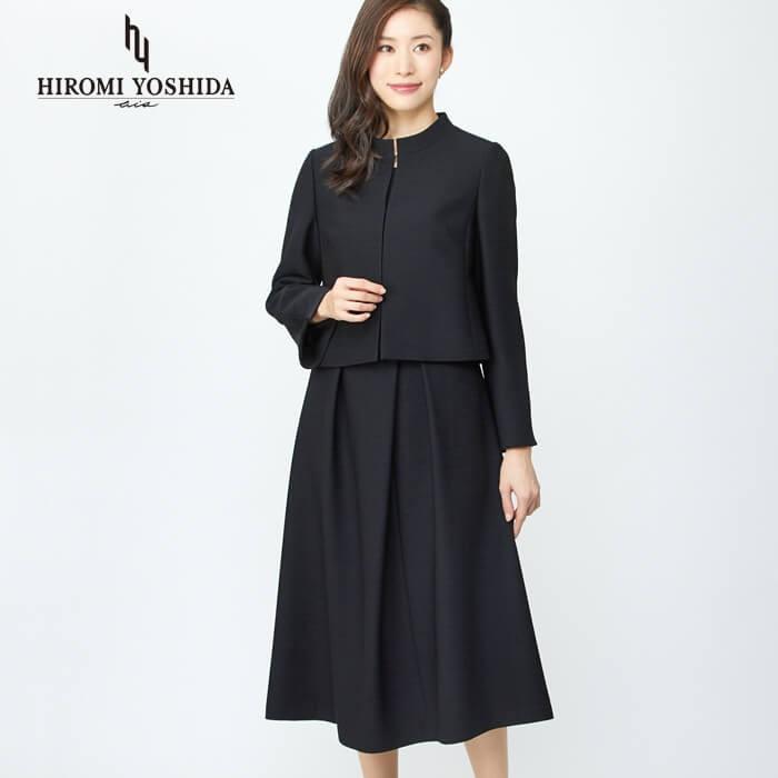 高評価なギフト レディース ブラックフォーマル 東京ソワール ミセス 冠婚葬祭 ヒロミ ヨシダ ビス 黒 アンサンブル ワンピース ジャケット 喪服 礼服 ワンピーススーツ Indonesiadevelopmentforum Com