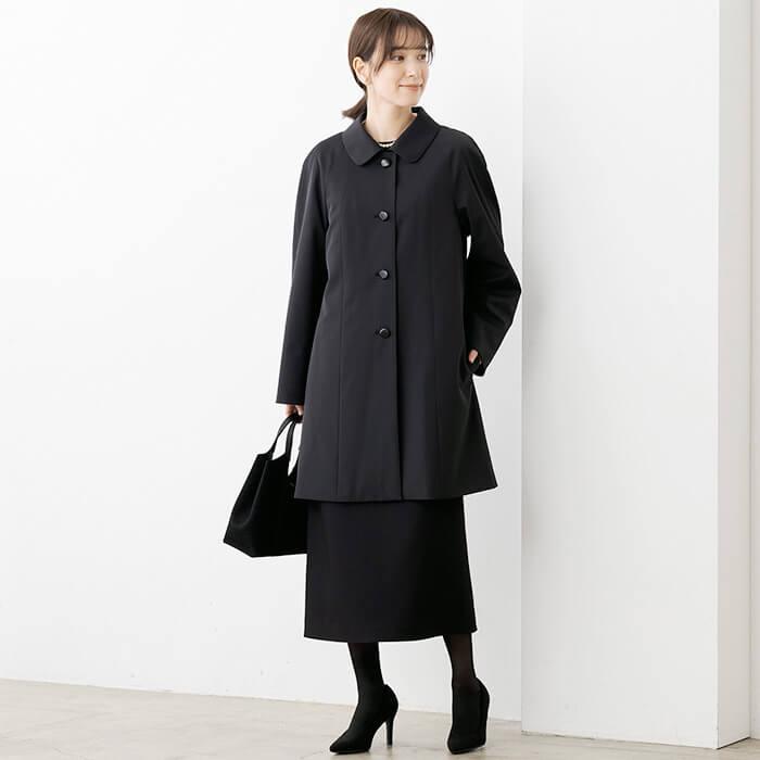 東京ソワール フォーマル コート ブラック 黒 ショート 喪服 東京ソワール フォーマル コート ブラック 黒 ショート 喪服