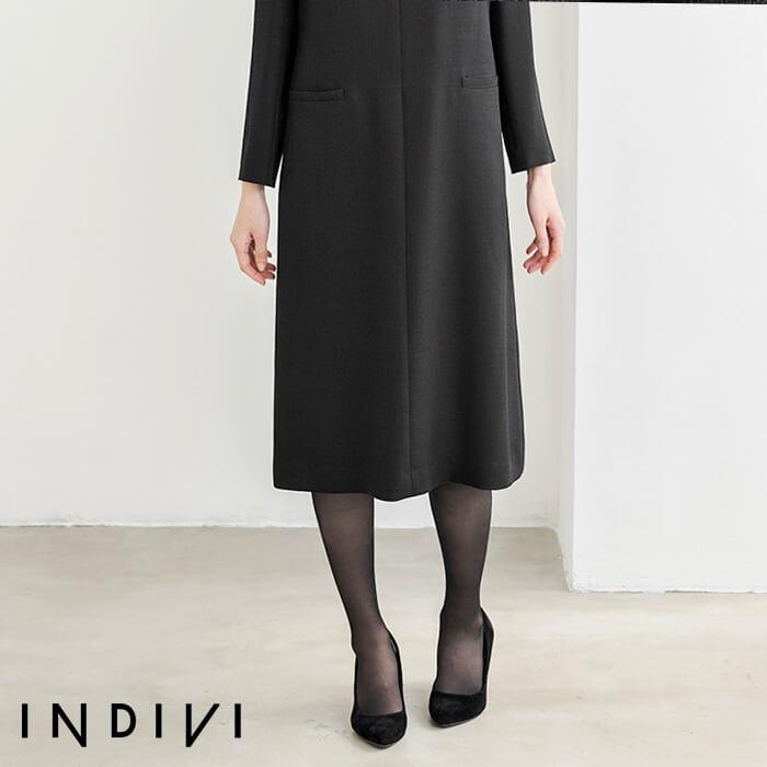 INDIVI ブラックフォーマル ワンピース 喪服 レディース INDIVI ブラックフォーマル ワンピース 喪服 レディース