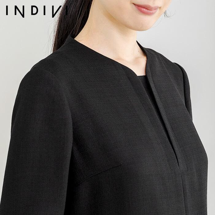 INDIVI ブラックフォーマル ワンピース 喪服 レディース INDIVI ブラックフォーマル ワンピース 喪服 レディース