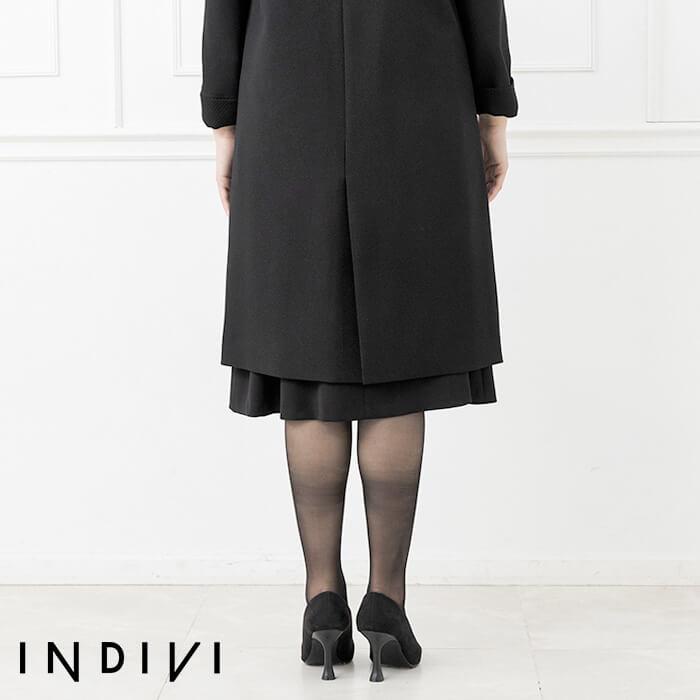 INDIVI コート アウター 喪服 レディース ブラックフォーマル INDIVI コート アウター 喪服 レディース ブラックフォーマル