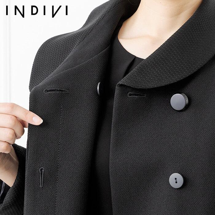INDIVI コート アウター 喪服 レディース ブラックフォーマル INDIVI コート アウター 喪服 レディース ブラックフォーマル