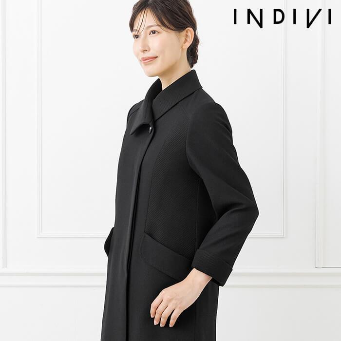 INDIVI コート アウター 喪服 レディース ブラックフォーマル INDIVI コート アウター 喪服 レディース ブラックフォーマル