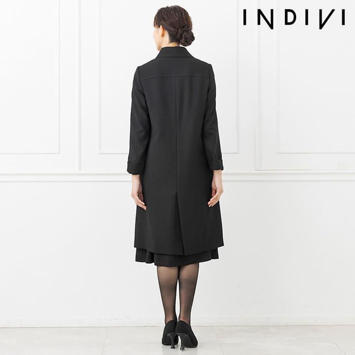 INDIVI コート アウター 喪服 レディース ブラックフォーマル INDIVI コート アウター 喪服 レディース ブラックフォーマル