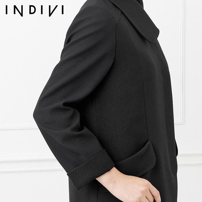INDIVI コート アウター 喪服 レディース ブラックフォーマル INDIVI コート アウター 喪服 レディース ブラックフォーマル