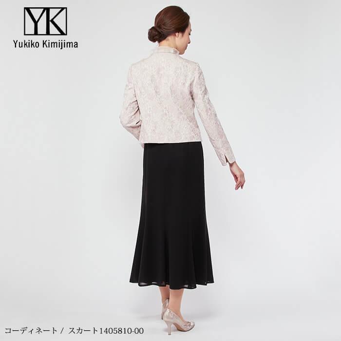 ゆったり 50代 東京ソワール カラーフォーマル レディース ミセス ジャケット ピンク ネイビー ユキコキミジマ 大きいサイズ 結婚式 お呼ばれ 4810905 東京ソワール ミセス