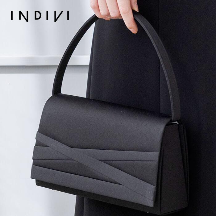 INDIVI（インディヴィ） 新商品 ブラックバッグ フォーマル 黒 喪服