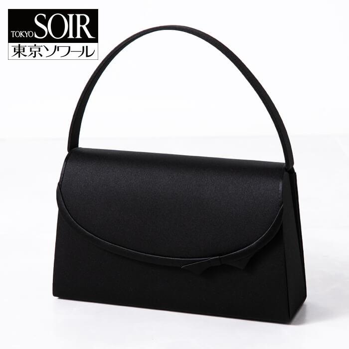 東京ソワール ブラックフォーマル ハンドバッグ 黒 レディース 30代 40