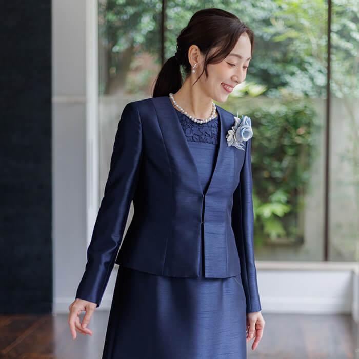 セレモニースーツ 東京ソワール レディース ママ 母親 結婚式 入学式 卒業式 ブライダル パーティ 式典 洗える ウォッシャブル ピンク ジャカード  6403953-74の画像