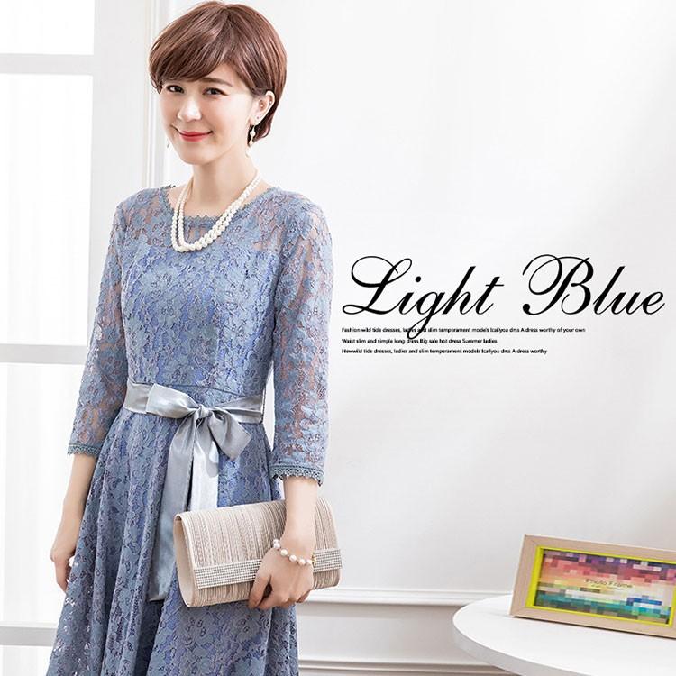 パーティードレス 結婚式 ワンピース 大きいサイズ有 ドレス 20代 30代