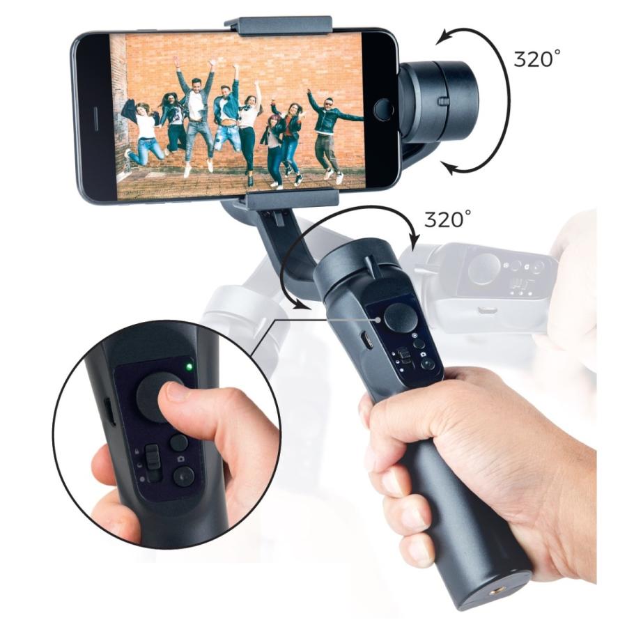 iGimbal スマホ用ジンバルH4 3軸スタビライザー 手持ちジンバル iGimbal スマホ用ジンバルH4 3軸スタビライザー 手持ちジンバル