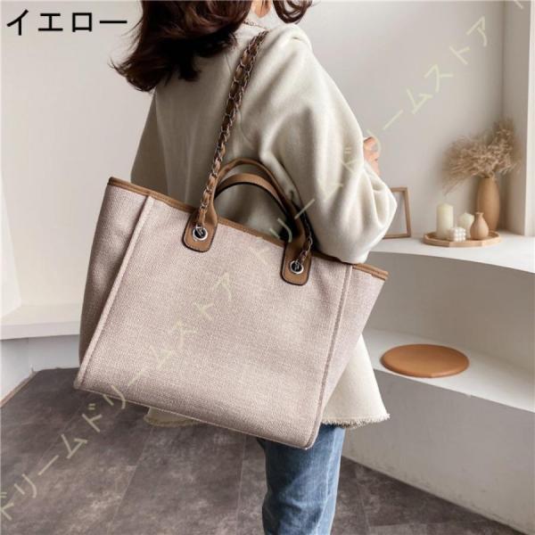 トートバッグ キャンバス 大学生 ハンドバッグ 布 2way A4 大容量  